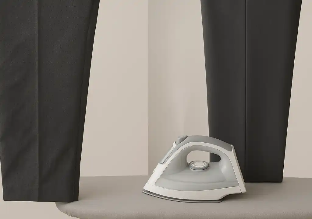 آموزش صحیح اتوکشی شلوار مردانه با ایجاد خط اتو