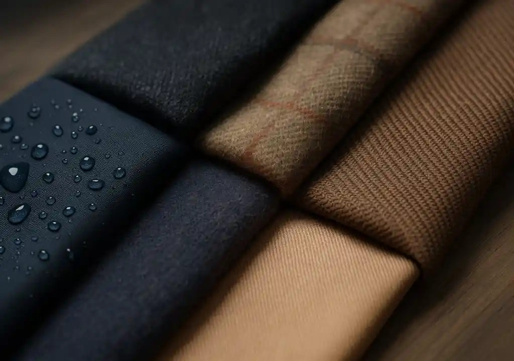 انواع پارچه های مناسب برای لباس کار در زمستان