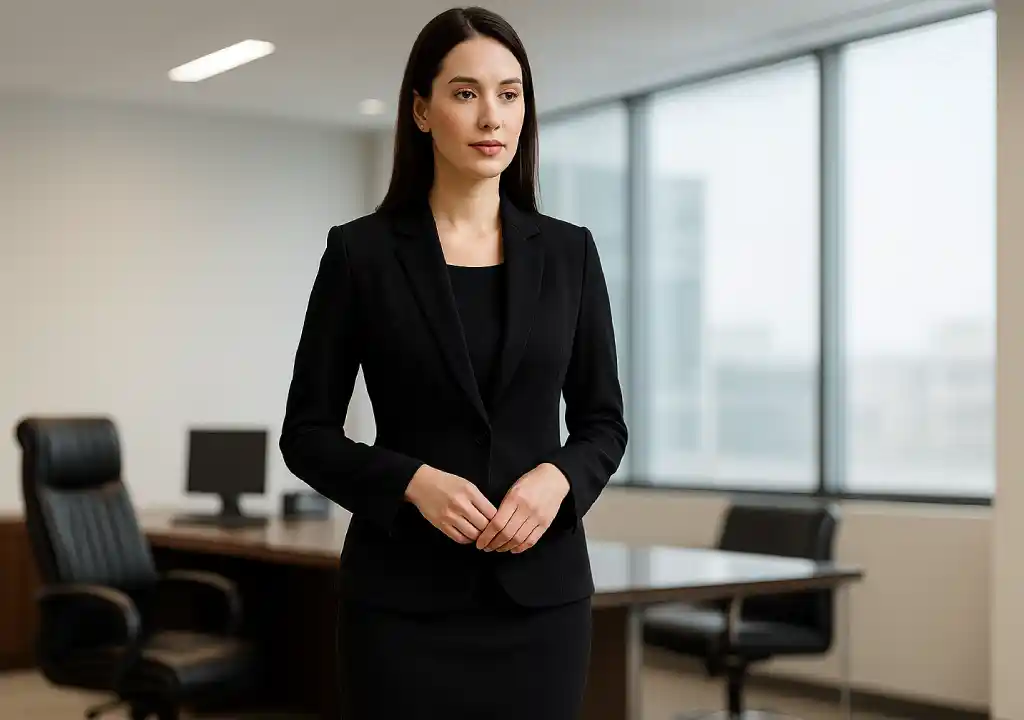 مانتو شلوار اداری رسمی زنانه چه پارچه ای