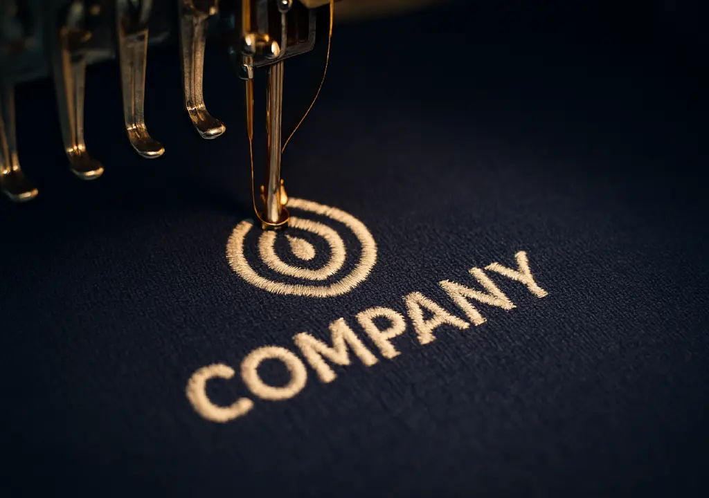 گلدوزی روی لباس کار