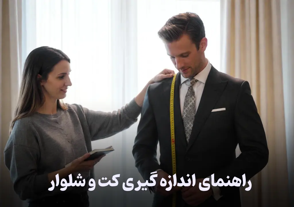 راهنمای اندازه گیری کت و شلوار